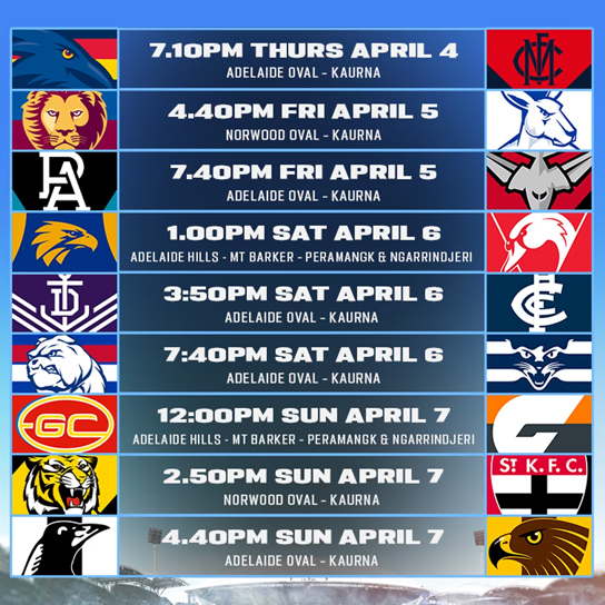 AFL Fixture Release