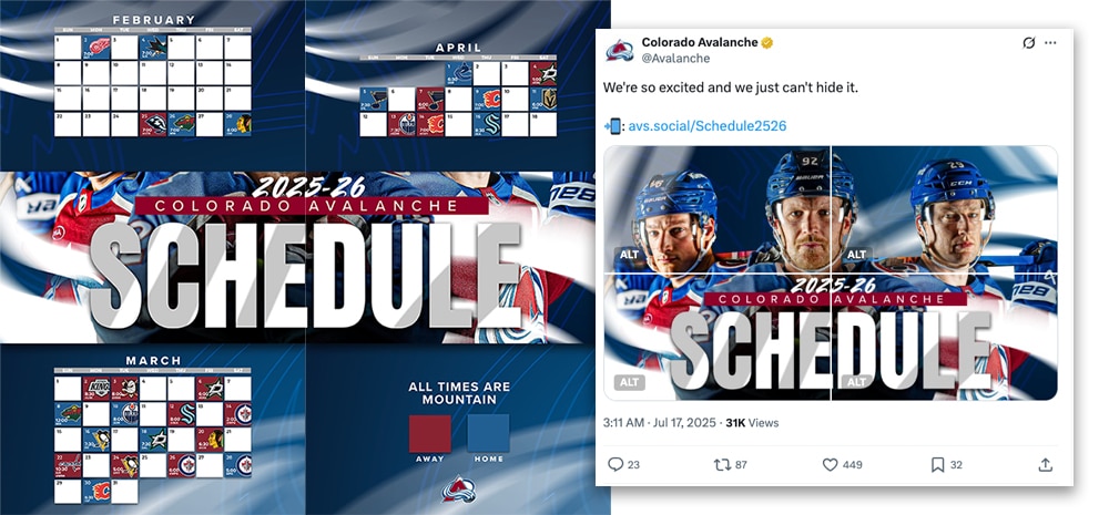 NHL Schedule Release