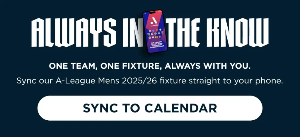 Isuzu UTE A-League 2025-26 Fixtures - Banner